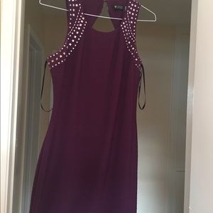 Guess stuffed purple dress